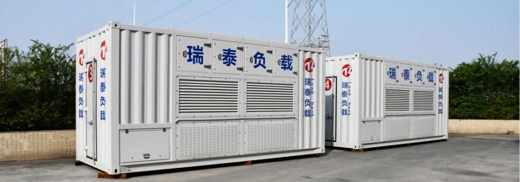 Genset Load Bank 3 Phases AC Dummy Load for Generator Testing UPS Testing Shipyard High Voltage Resistive Capacitive Load Bank 1875kvar 2500kw